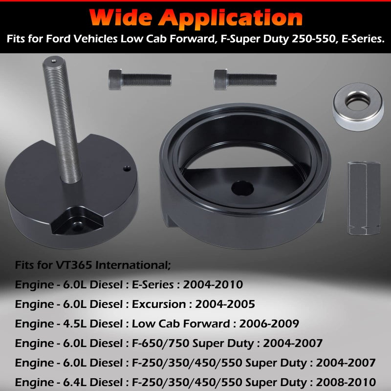 Bonbo 303-770 Crankshaft Rear Main Seal & Wear Sleeve Ring Installer Tool Perfectly Fits for Ford 4.5L 6.0L 6.4L Powerstroke Diesel Engines - Image 2